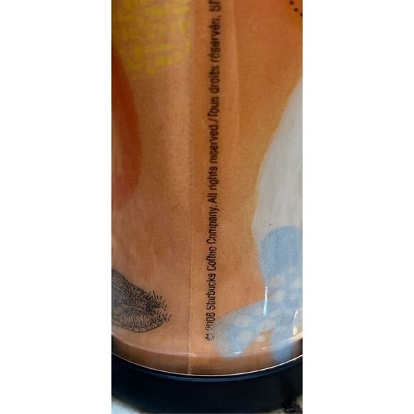 Starbucks 2008 8oz 3D Dragonfly Butterfly Hummingbird Small Tumbler - Picture 5 of 5